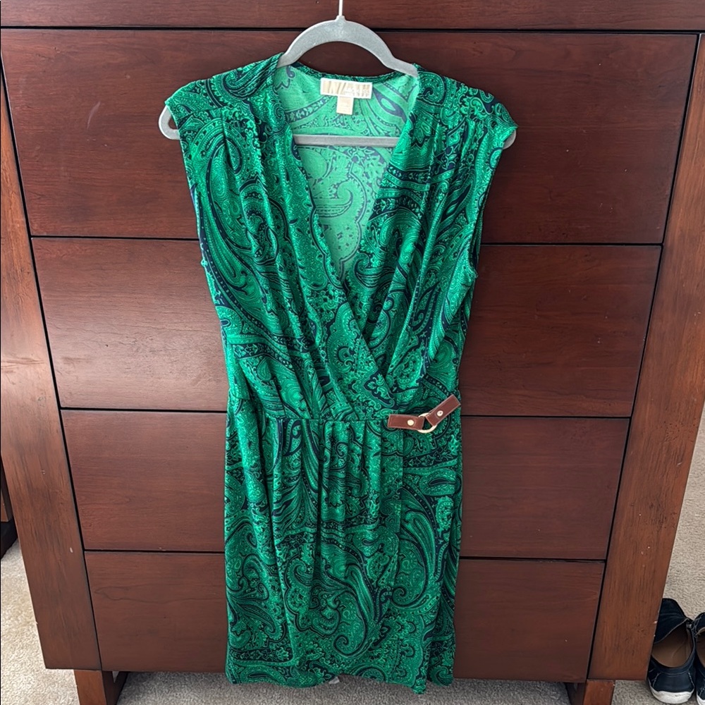 Green Paisley Dress